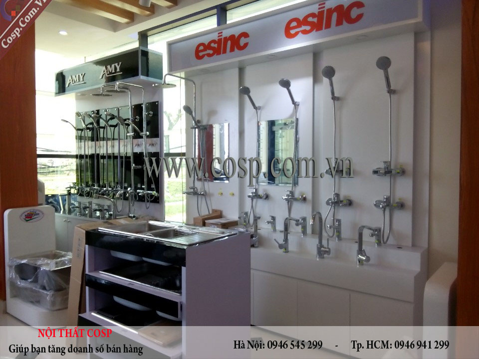 Thi công cửa hàng VLXD chị Ước- Hà Nam